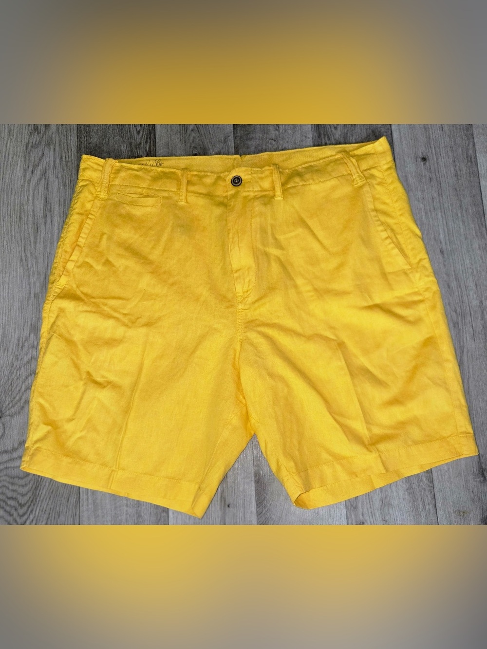 Polo Ralph Lauren Naval Tailors Linen Blend Chino Shorts Classic Fit Men’s 35